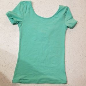 low scoop back t